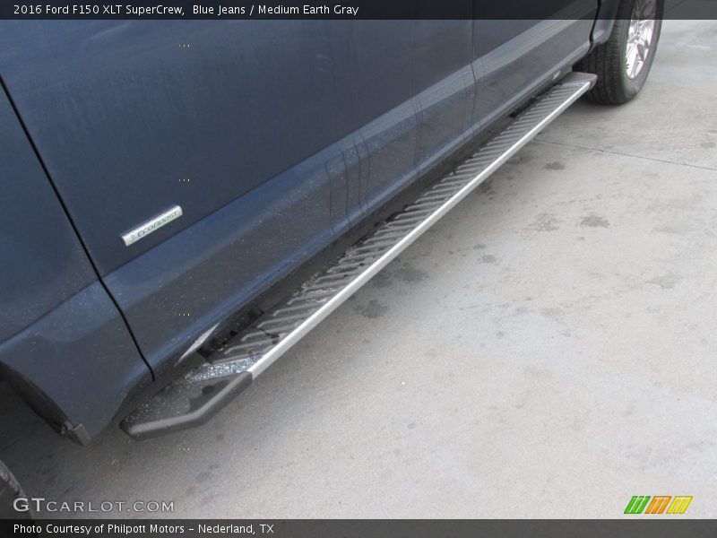 Blue Jeans / Medium Earth Gray 2016 Ford F150 XLT SuperCrew