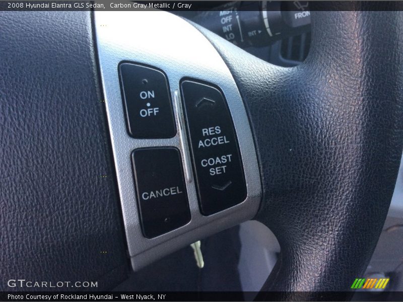 Carbon Gray Metallic / Gray 2008 Hyundai Elantra GLS Sedan