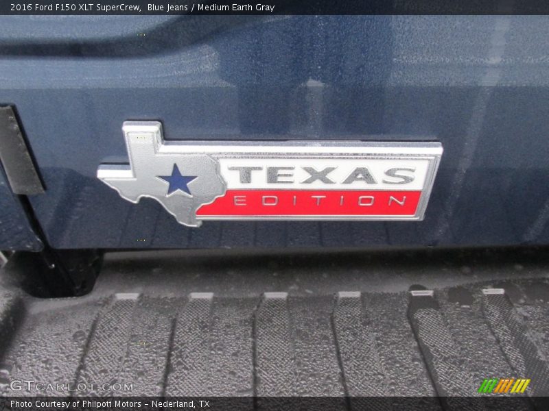 Blue Jeans / Medium Earth Gray 2016 Ford F150 XLT SuperCrew