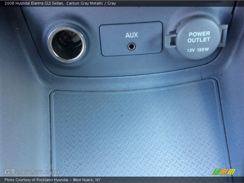 Carbon Gray Metallic / Gray 2008 Hyundai Elantra GLS Sedan