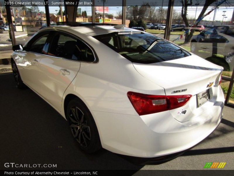 Summit White / Jet Black 2016 Chevrolet Malibu LT