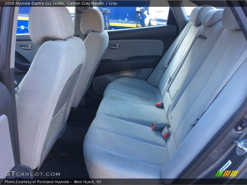 Carbon Gray Metallic / Gray 2008 Hyundai Elantra GLS Sedan