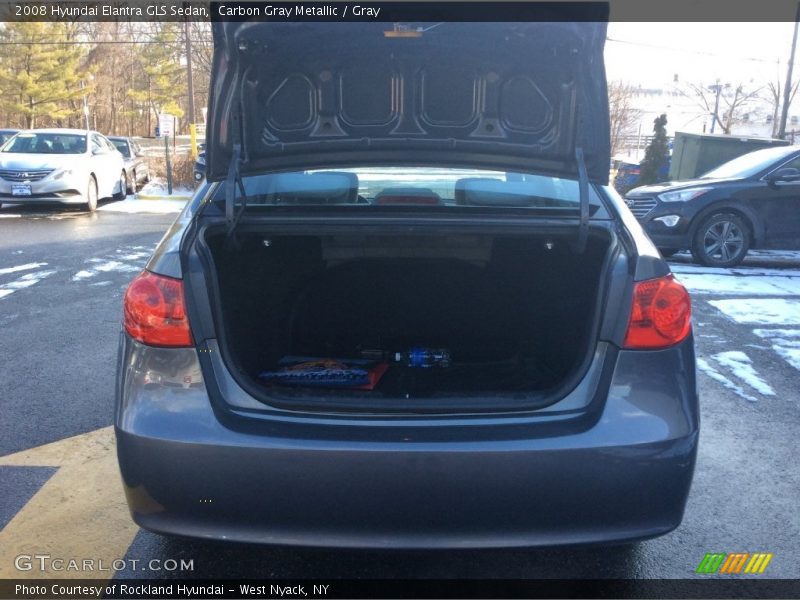 Carbon Gray Metallic / Gray 2008 Hyundai Elantra GLS Sedan