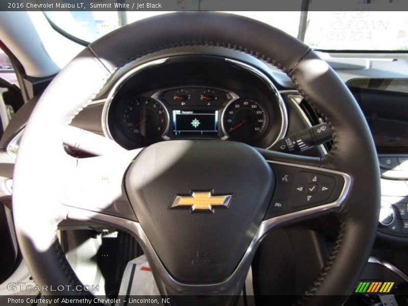 Summit White / Jet Black 2016 Chevrolet Malibu LT