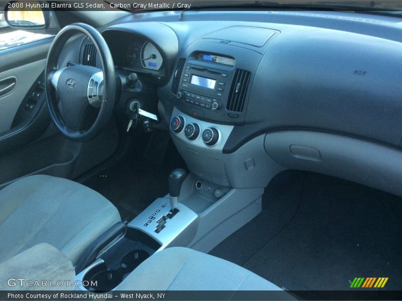 Carbon Gray Metallic / Gray 2008 Hyundai Elantra GLS Sedan