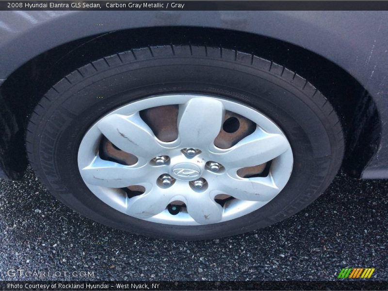 Carbon Gray Metallic / Gray 2008 Hyundai Elantra GLS Sedan