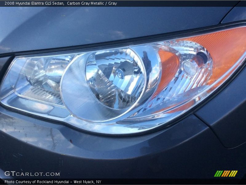 Carbon Gray Metallic / Gray 2008 Hyundai Elantra GLS Sedan