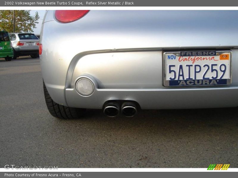 Reflex Silver Metallic / Black 2002 Volkswagen New Beetle Turbo S Coupe