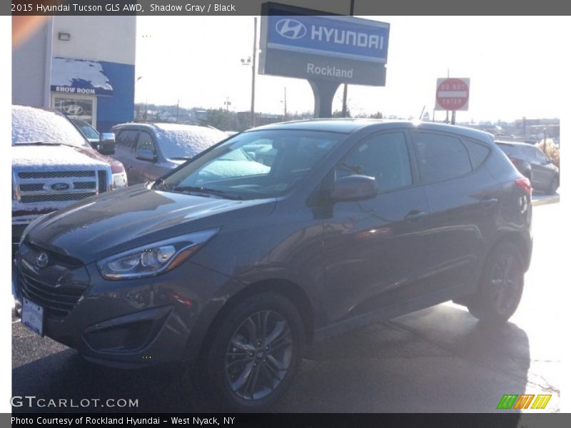Shadow Gray / Black 2015 Hyundai Tucson GLS AWD