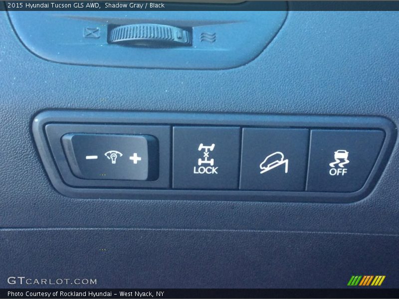 Shadow Gray / Black 2015 Hyundai Tucson GLS AWD