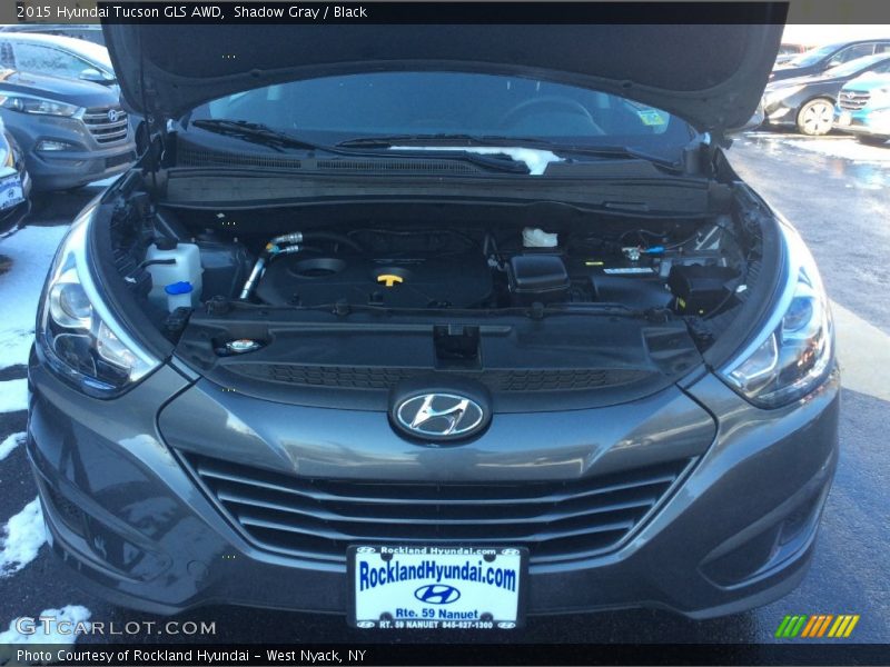 Shadow Gray / Black 2015 Hyundai Tucson GLS AWD
