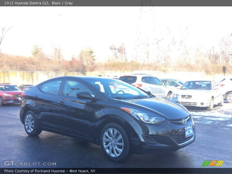 Black / Gray 2013 Hyundai Elantra GLS