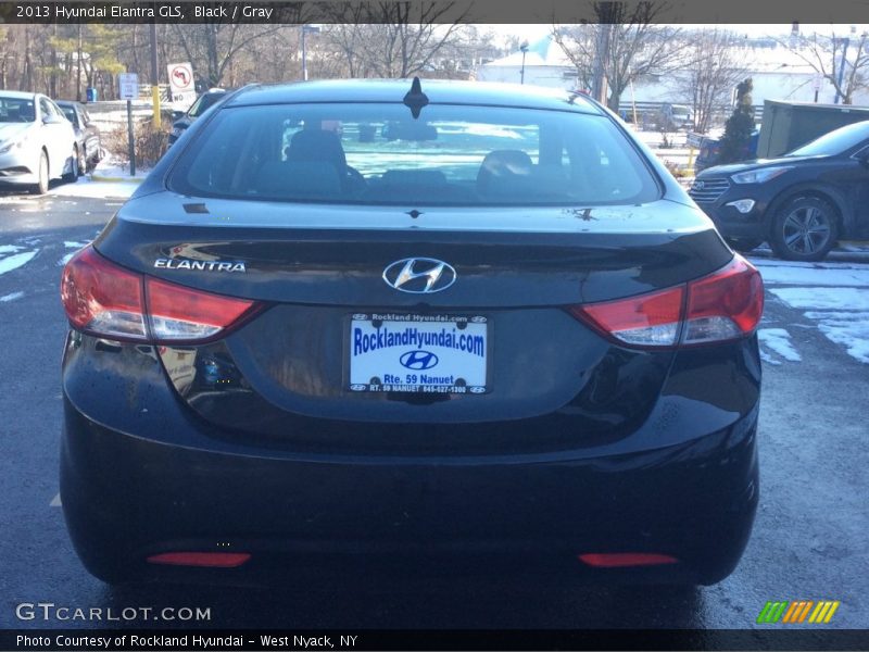 Black / Gray 2013 Hyundai Elantra GLS