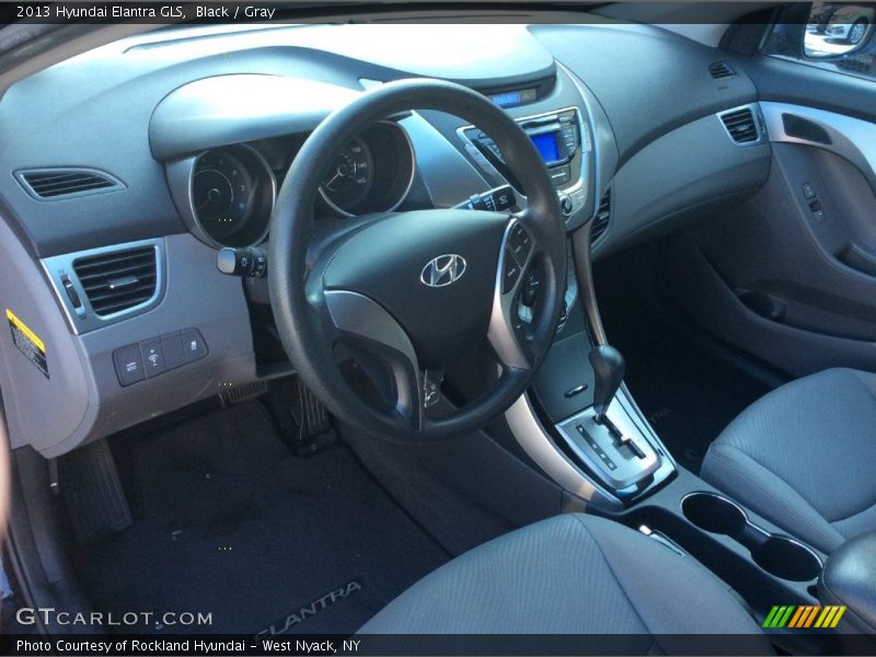 Black / Gray 2013 Hyundai Elantra GLS