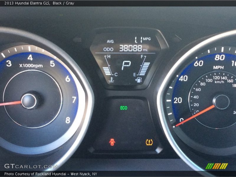 Black / Gray 2013 Hyundai Elantra GLS