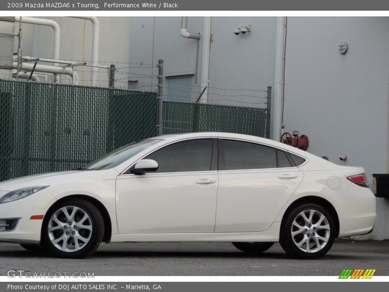 Performance White / Black 2009 Mazda MAZDA6 s Touring