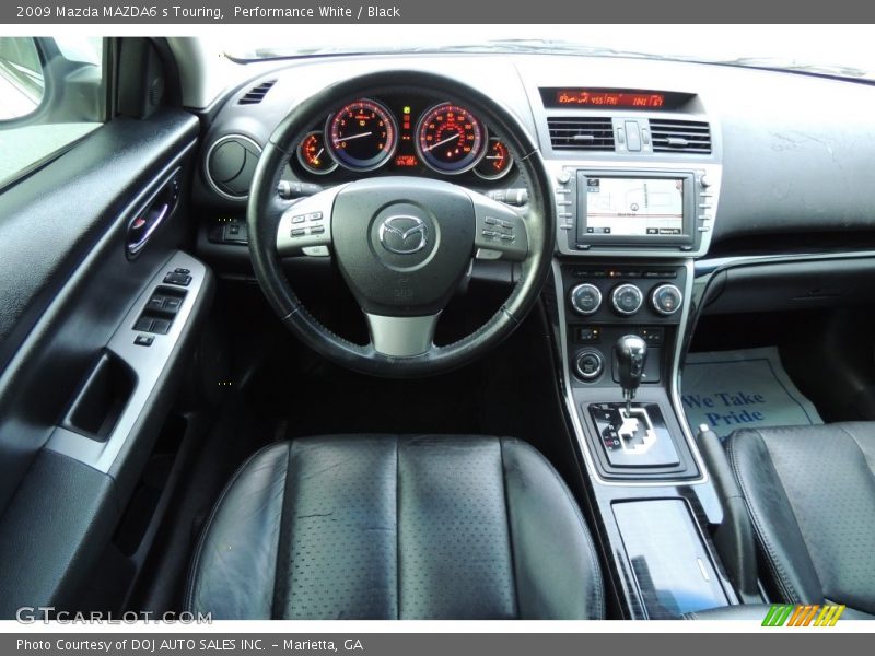 Performance White / Black 2009 Mazda MAZDA6 s Touring