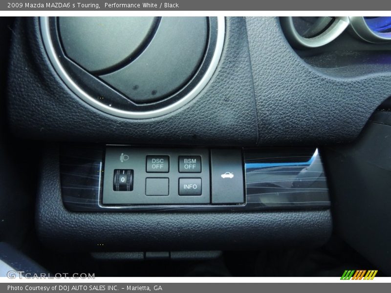 Performance White / Black 2009 Mazda MAZDA6 s Touring