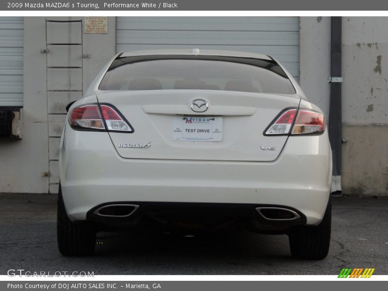 Performance White / Black 2009 Mazda MAZDA6 s Touring