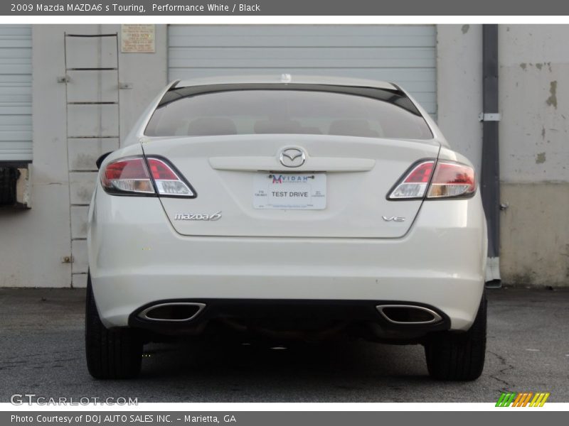 Performance White / Black 2009 Mazda MAZDA6 s Touring