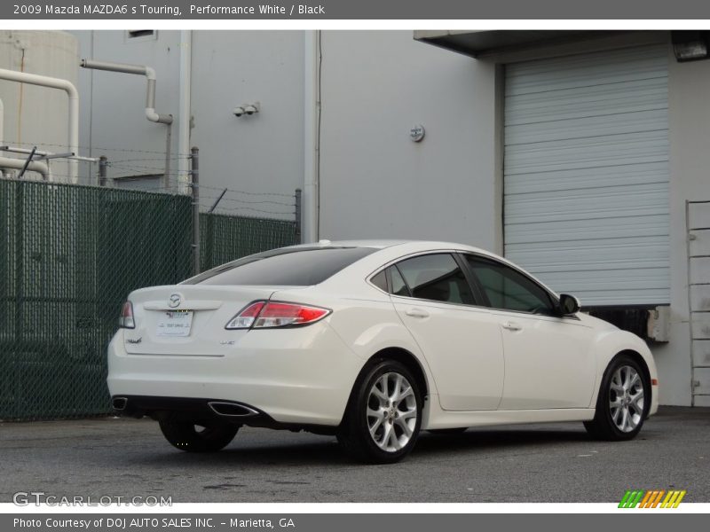 Performance White / Black 2009 Mazda MAZDA6 s Touring