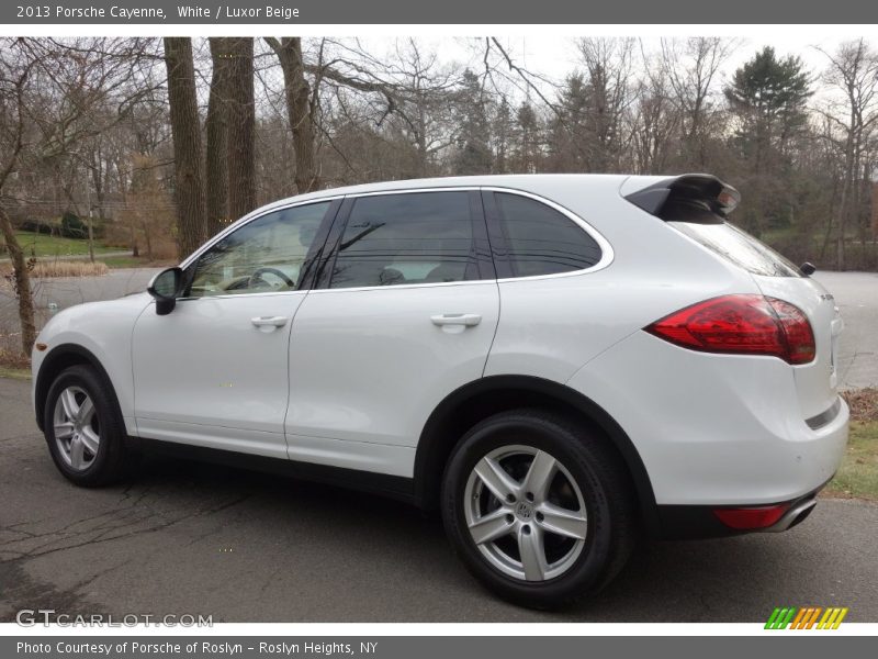 White / Luxor Beige 2013 Porsche Cayenne