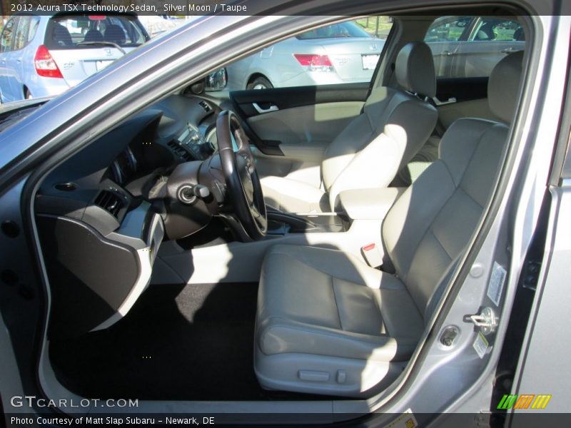 Silver Moon / Taupe 2012 Acura TSX Technology Sedan