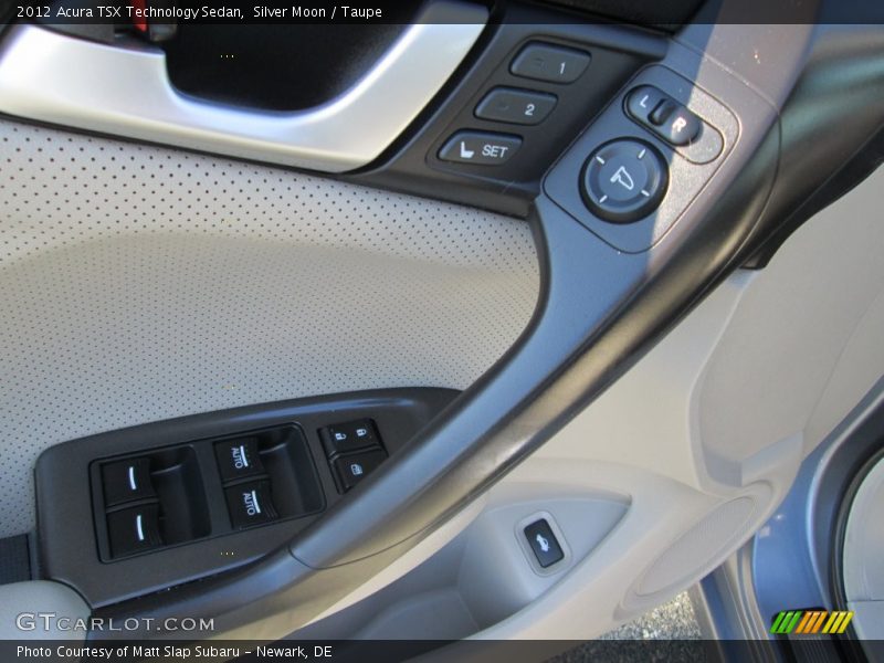 Silver Moon / Taupe 2012 Acura TSX Technology Sedan