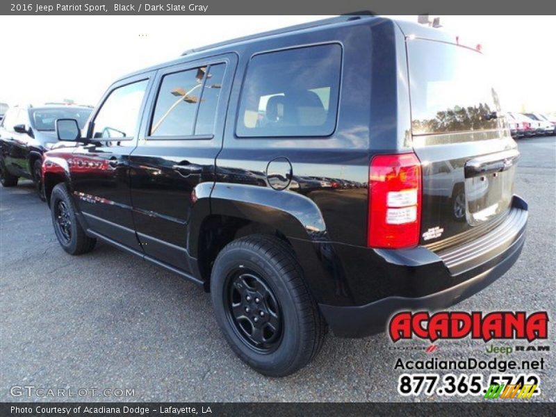 Black / Dark Slate Gray 2016 Jeep Patriot Sport