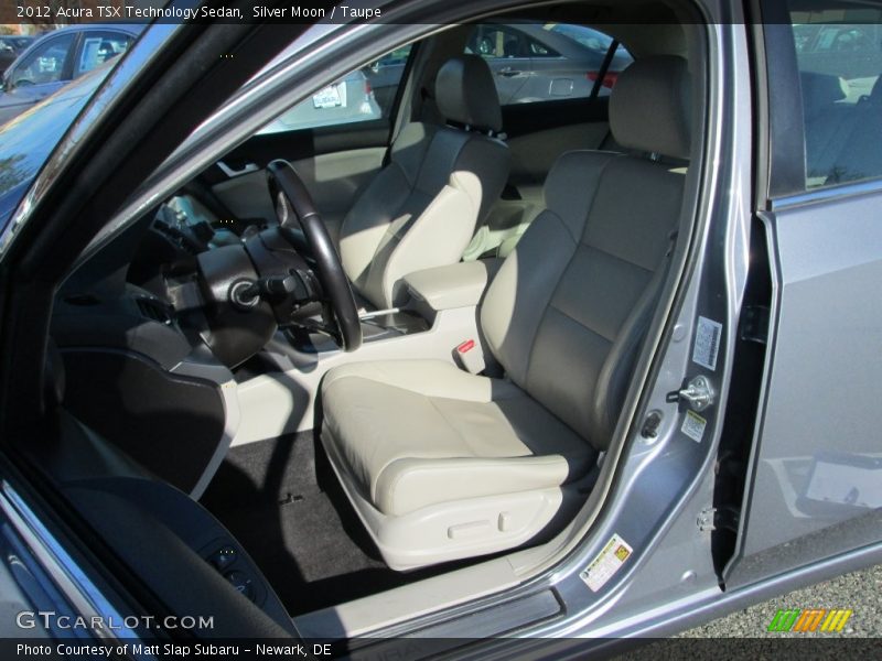 Silver Moon / Taupe 2012 Acura TSX Technology Sedan