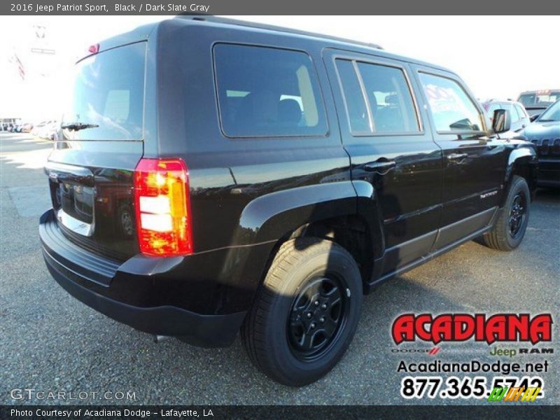 Black / Dark Slate Gray 2016 Jeep Patriot Sport
