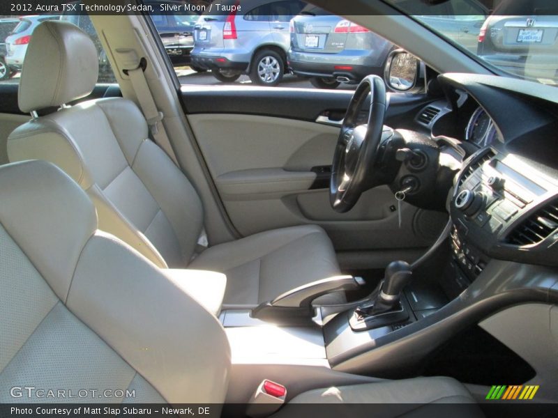 Silver Moon / Taupe 2012 Acura TSX Technology Sedan