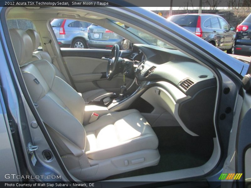 Silver Moon / Taupe 2012 Acura TSX Technology Sedan