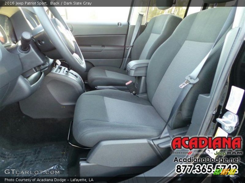 Black / Dark Slate Gray 2016 Jeep Patriot Sport