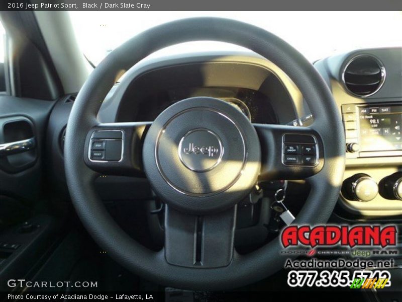Black / Dark Slate Gray 2016 Jeep Patriot Sport