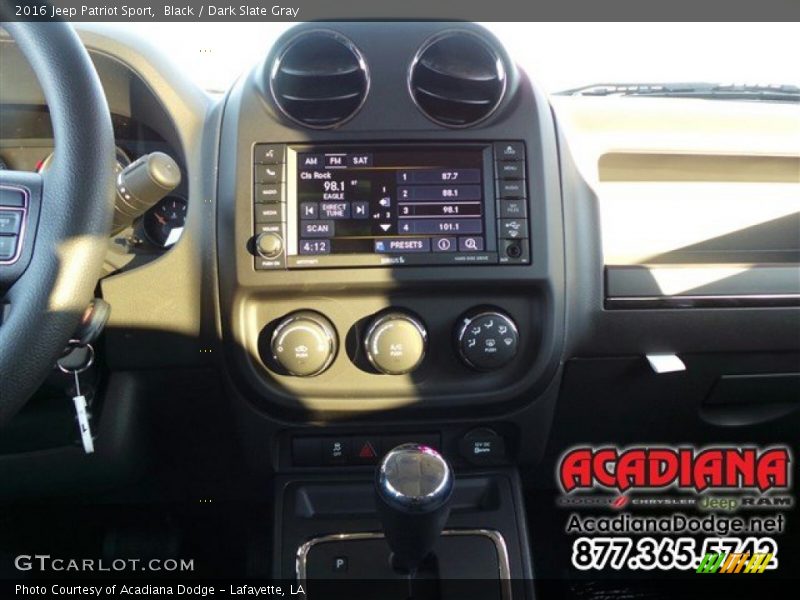 Black / Dark Slate Gray 2016 Jeep Patriot Sport