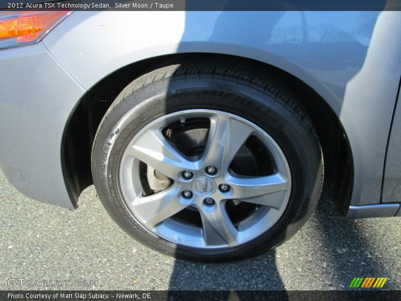 Silver Moon / Taupe 2012 Acura TSX Technology Sedan