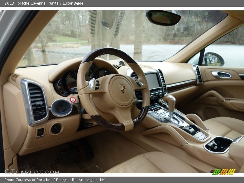 White / Luxor Beige 2013 Porsche Cayenne