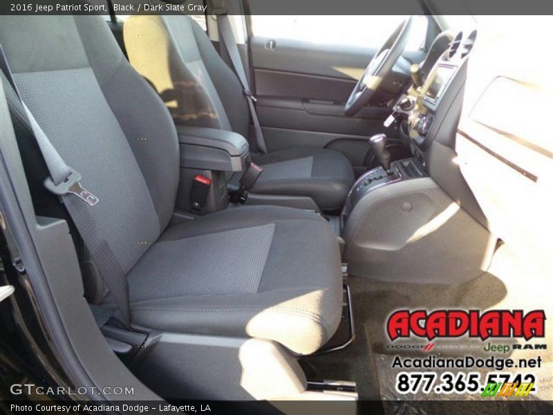 Black / Dark Slate Gray 2016 Jeep Patriot Sport