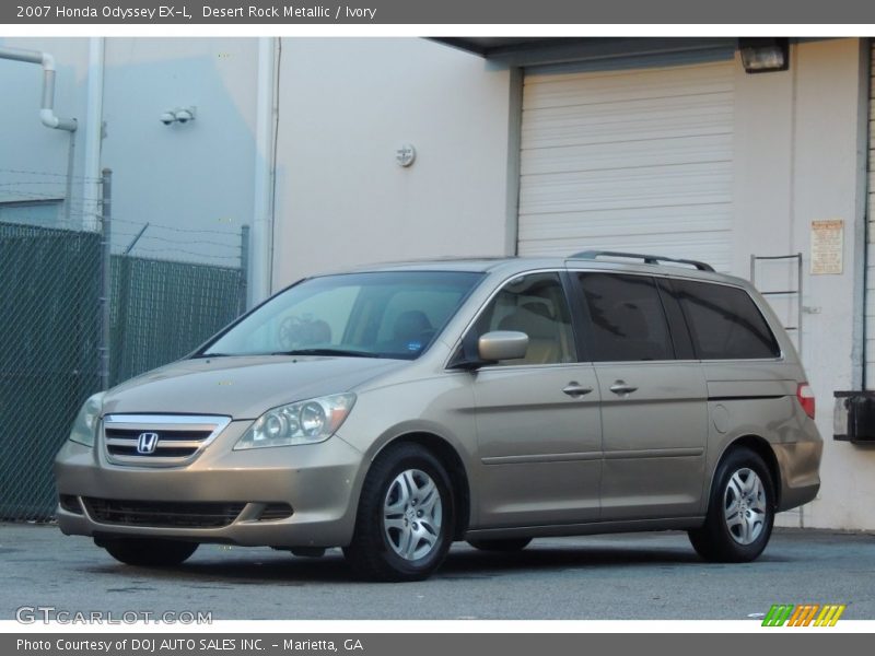 Desert Rock Metallic / Ivory 2007 Honda Odyssey EX-L