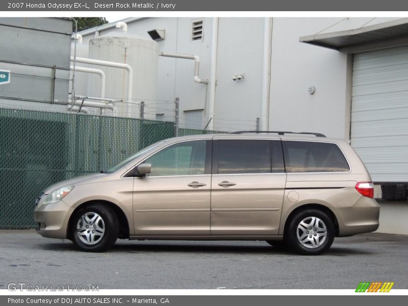 Desert Rock Metallic / Ivory 2007 Honda Odyssey EX-L