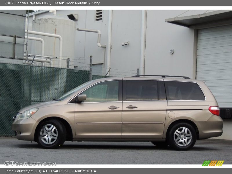Desert Rock Metallic / Ivory 2007 Honda Odyssey EX-L