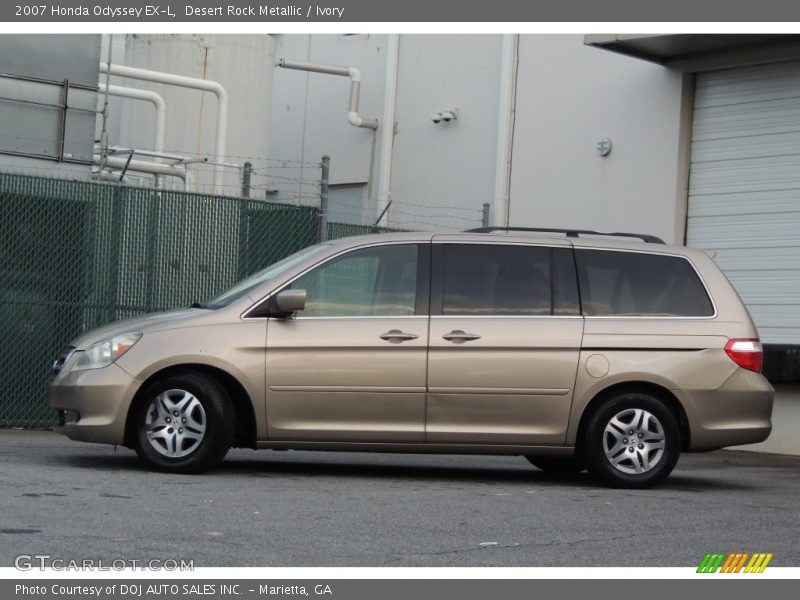 Desert Rock Metallic / Ivory 2007 Honda Odyssey EX-L