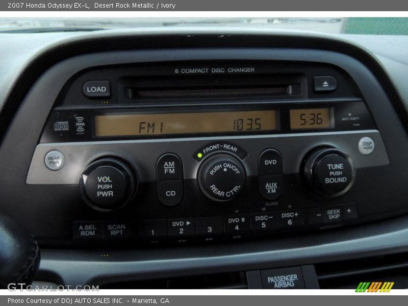 Desert Rock Metallic / Ivory 2007 Honda Odyssey EX-L