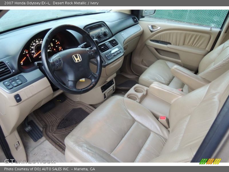 Desert Rock Metallic / Ivory 2007 Honda Odyssey EX-L