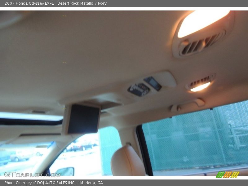 Desert Rock Metallic / Ivory 2007 Honda Odyssey EX-L