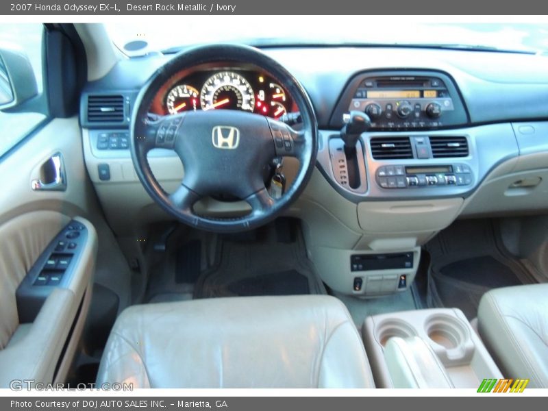 Desert Rock Metallic / Ivory 2007 Honda Odyssey EX-L