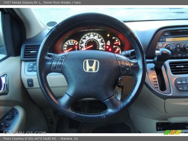 Desert Rock Metallic / Ivory 2007 Honda Odyssey EX-L