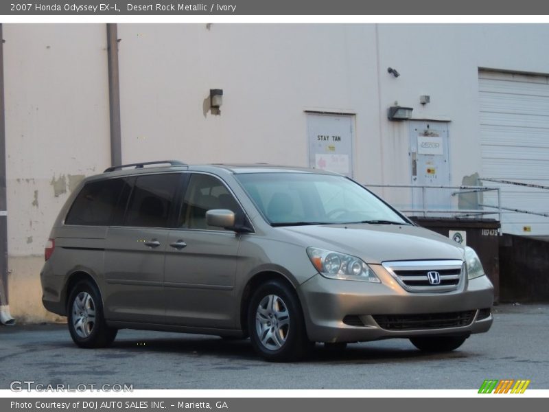 Desert Rock Metallic / Ivory 2007 Honda Odyssey EX-L