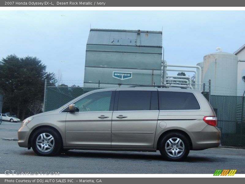 Desert Rock Metallic / Ivory 2007 Honda Odyssey EX-L